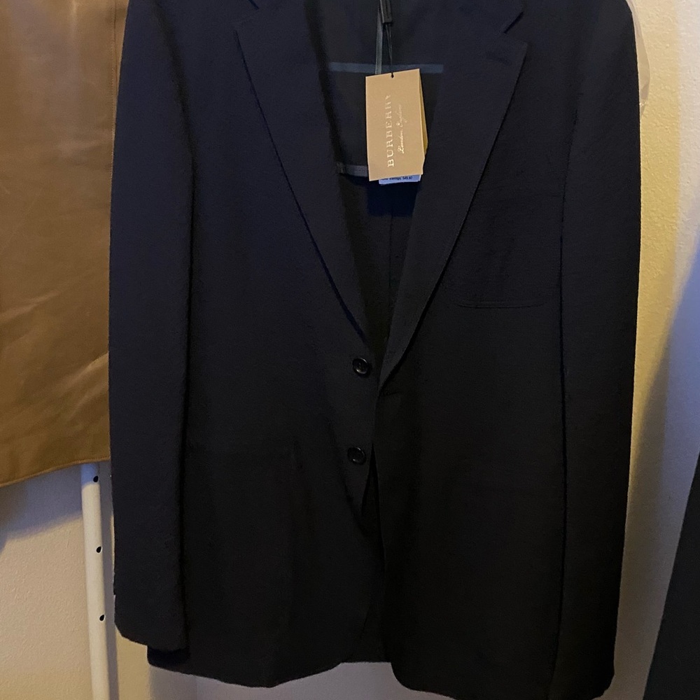 Burberry Navy Blazer NWT - Picture 8 of 10